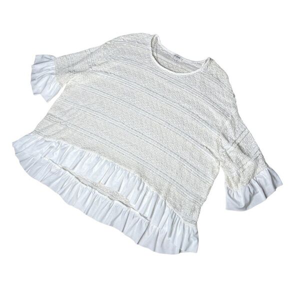 UMGEE Ruffle Sleeve Boho Ruffle Blouse - Picture 4 of 8